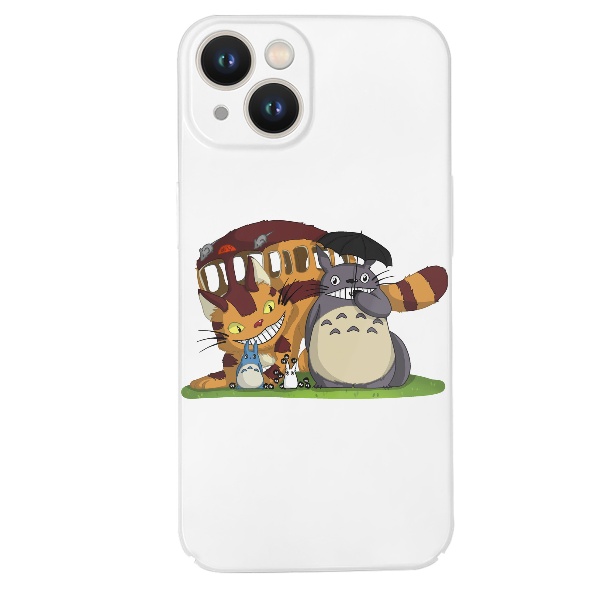 （画像用） となりのトトロ 草壁メイ 草壁サツキ My Neighbor Totoro Satsuki Kusakabe Mei Kusakabe 【iPhone 14シリーズ対応】ハードケース